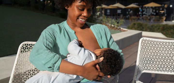 Mother Breastfeeding Baby