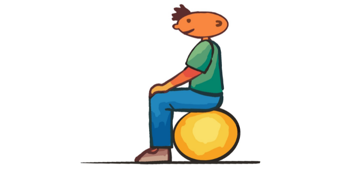 Sitting On Ball